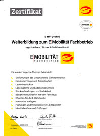 Fachbetrieb für E-Mobilität